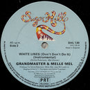 Grandmaster & Melle Mel – White Lines (Don't Don't Do It) (U.S. Street Mix) (Lyntone Recordings Ltd. Pressing)