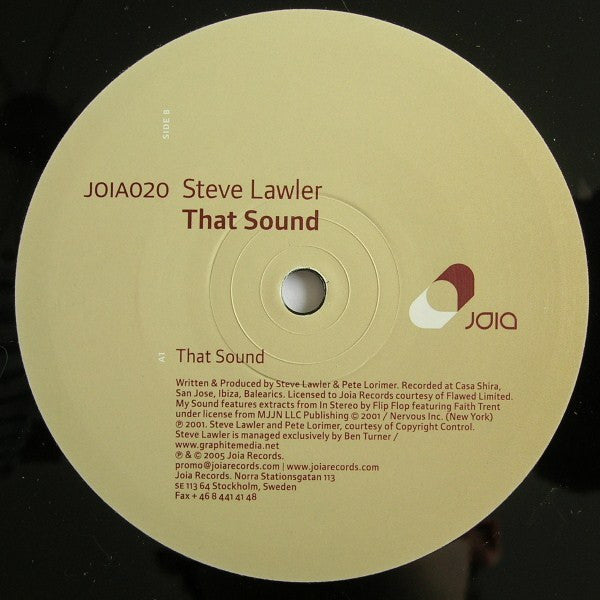 Steve Lawler – That Sound (S/Sided)