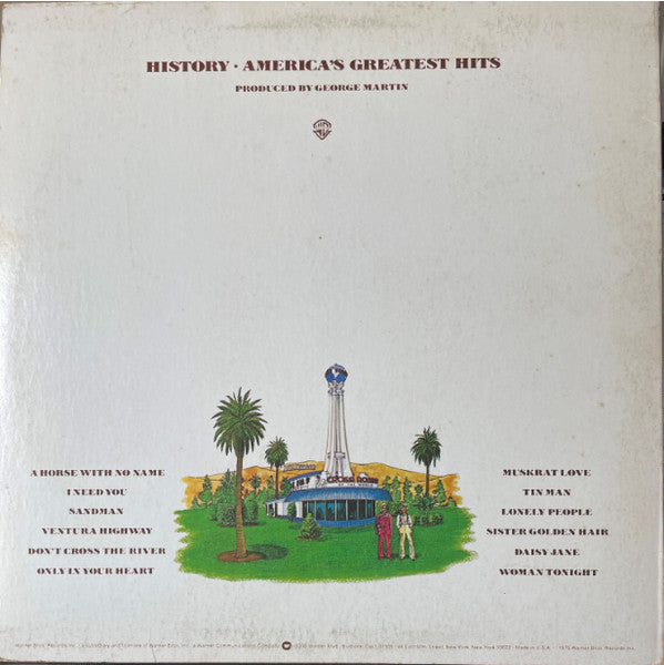 America - History · America's Greatest Hits (US Pressing)