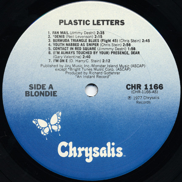 Blondie – Plastic Letters (Terre Haute Pressing)