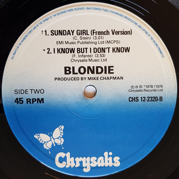 Blondie – Sunday Girl