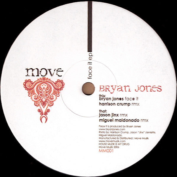 Bryan Jones – Face It EP