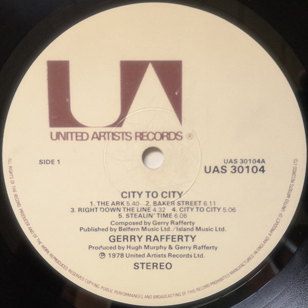 Gerry Rafferty – City To City