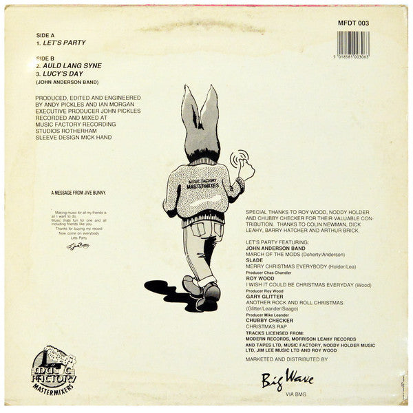 Jive Bunny And The Mastermixers – Let's Party / Auld Lang Syne