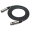 XLR (M) to XLR (F) 20ft braided microphone cable