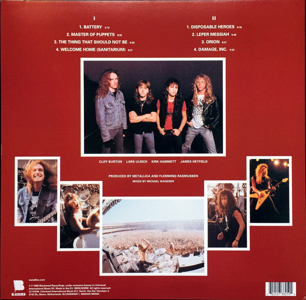 Metallica – Master Of Puppets (180g Vinyl) (Reissue)