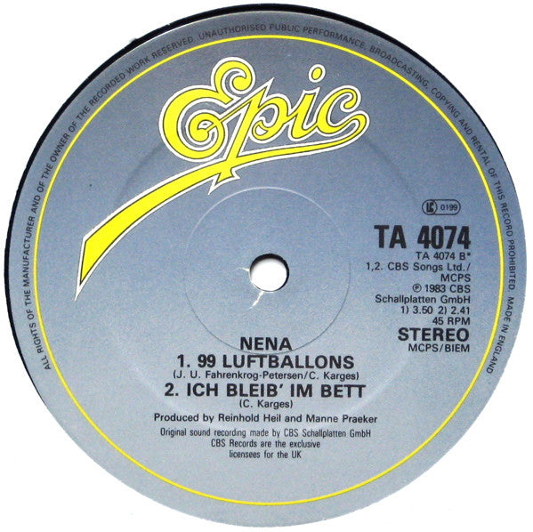 Nena – 99 Red Balloons (Club Mix)