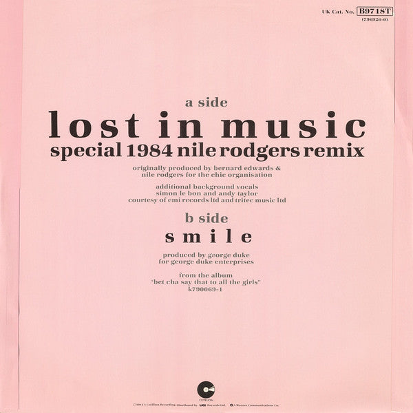 Sister Sledge – Lost In Music (1984 Mix By Nile Rodgers)