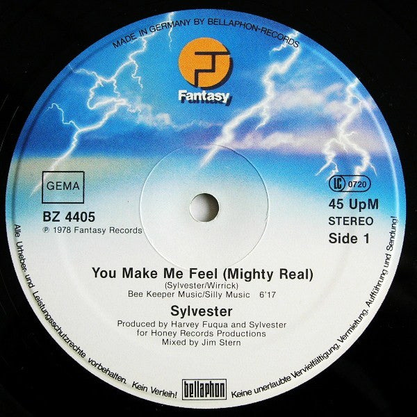 Sylvester ‎– You Make Me Feel (Mighty Real) (German Pressing)