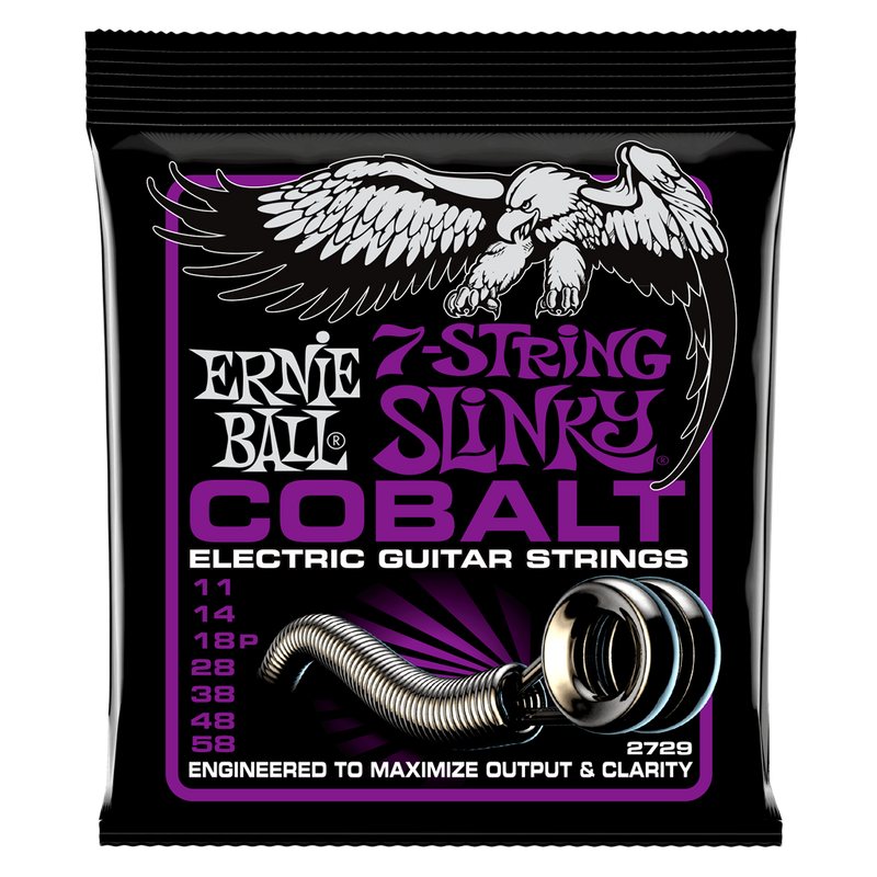 Power Slinky Cobalt 7-String Electric Guitar Strings