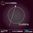Classical Guitar Strings - Clear & Silver - Tie On